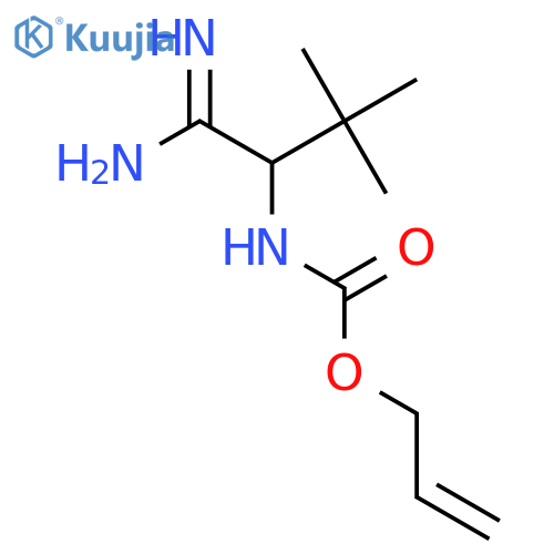 prop-2-en-1-yl N-(1-carbamimidoyl-2,2-dimethylpropyl)carbamate structure