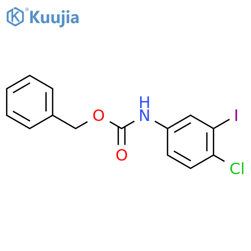 benzyl N-(4-chloro-3-iodophenyl)carbamate structure