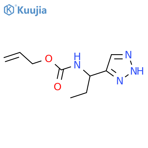 prop-2-en-1-yl N-1-(1H-1,2,3-triazol-4-yl)propylcarbamate structure