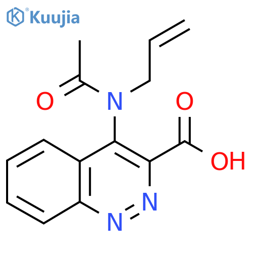 4-N-(prop-2-en-1-yl)acetamidocinnoline-3-carboxylic acid structure