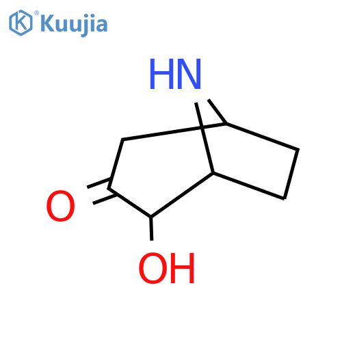 2-hydroxy-8-azabicyclo3.2.1octan-3-one structure