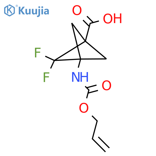 2,2-difluoro-3-{(prop-2-en-1-yloxy)carbonylamino}bicyclo1.1.1pentane-1-carboxylic acid structure