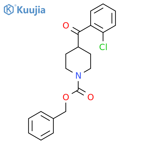 Benzyl 4-(2-chlorobenzoyl)piperidine-1-carboxylate structure