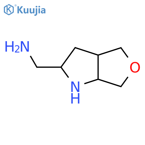 {hexahydro-1H-furo[3,4-b]pyrrol-2-yl}methanamine structure