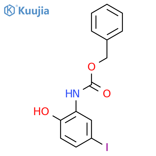 benzyl N-(2-hydroxy-5-iodophenyl)carbamate structure