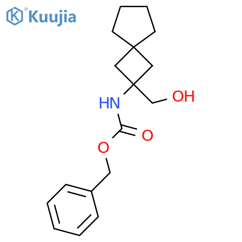 benzyl N-2-(hydroxymethyl)spiro3.4octan-2-ylcarbamate structure