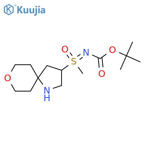 tert-butyl N-methyl({8-oxa-1-azaspiro4.5decan-3-yl})oxo-lambda6-sulfanylidenecarbamate structure
