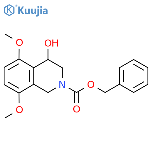 Benzyl 4-hydroxy-5,8-dimethoxy-1,2,3,4-tetrahydroisoquinoline-2-carboxylate structure