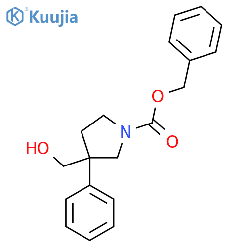 Benzyl 3-(hydroxymethyl)-3-phenylpyrrolidine-1-carboxylate structure
