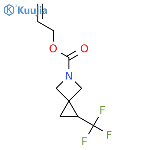 prop-2-en-1-yl 1-(trifluoromethyl)-5-azaspiro2.3hexane-5-carboxylate structure