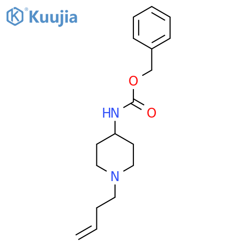 benzyl N-[1-(but-3-en-1-yl)piperidin-4-yl]carbamate structure