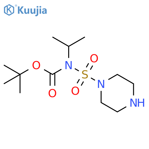 tert-butyl N-(piperazine-1-sulfonyl)-N-(propan-2-yl)carbamate structure