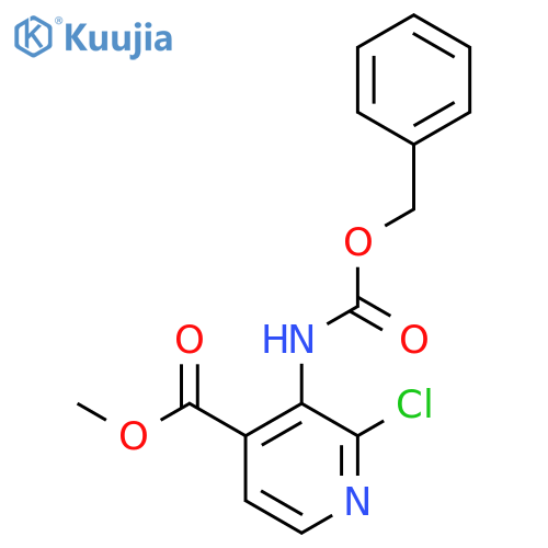 methyl 3-{(benzyloxy)carbonylamino}-2-chloropyridine-4-carboxylate structure