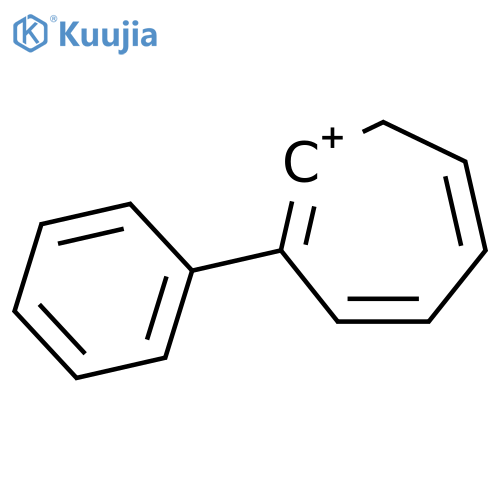 Cycloheptatrienylium, phenyl- structure