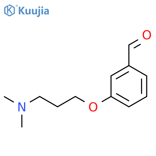 3-3-(dimethylamino)propoxybenzaldehyde structure