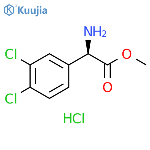 Methyl (R)-2-amino-2-(3,4-dichlorophenyl)acetate hydrochloride structure