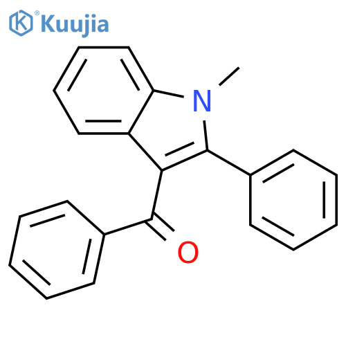 Methanone,(1-methyl-2-phenyl-1H-indol-3-yl)phenyl- structure