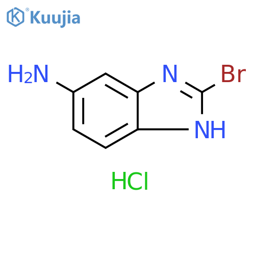2-Bromo-1H-benzo[d]imidazol-6-amine hydrochloride structure