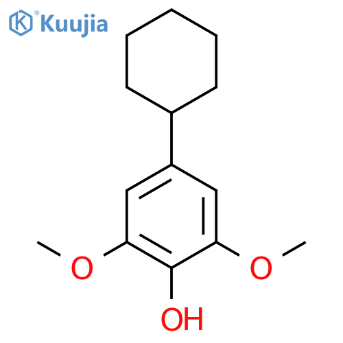 4-Cyclohexyl-2,6-dimethoxyphenol structure