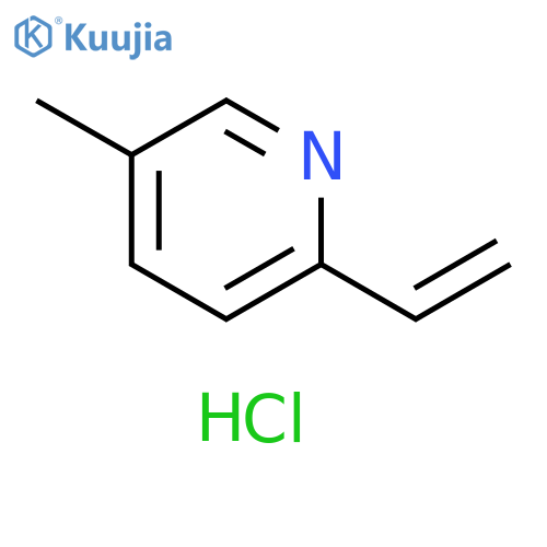 5-Methyl-2-vinylpyridine hydrochloride structure