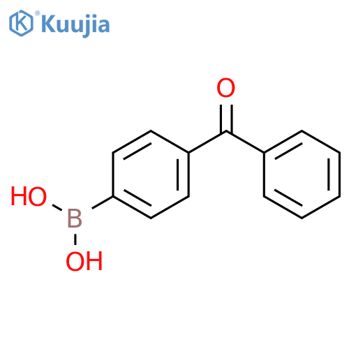 (4-benzoylphenyl)boronic acid structure