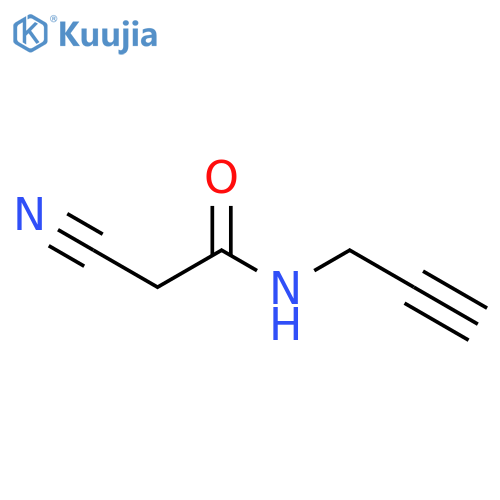 2-cyano-N-(prop-2-yn-1-yl)acetamide structure