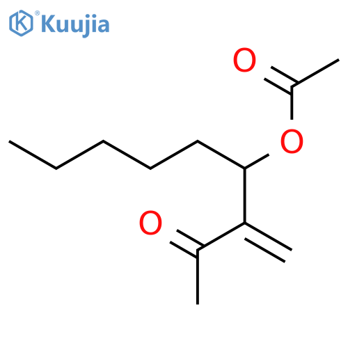 2-Nonanone, 4-(acetyloxy)-3-methylene- structure