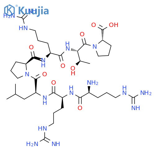 L-Proline, L-arginyl-L-arginyl-L-leucyl-L-prolyl-L-arginyl-L-threonyl- structure