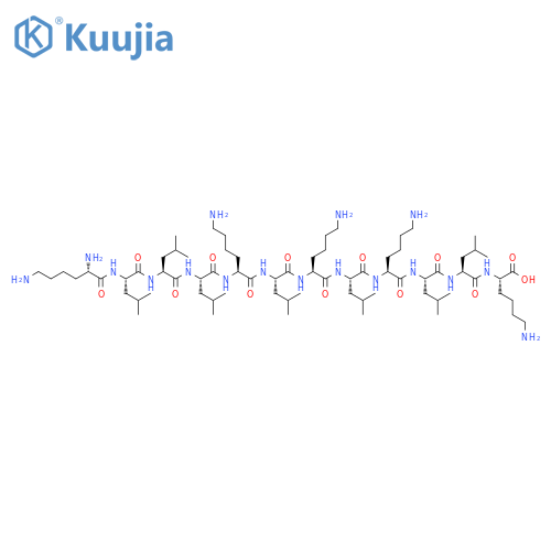 L-Lysine,L-lysyl-L-leucyl-L-leucyl-L-leucyl-L-lysyl-L-leucyl-L-lysyl-L-leucyl-L-lysyl-L-leucyl-L-leucyl- structure