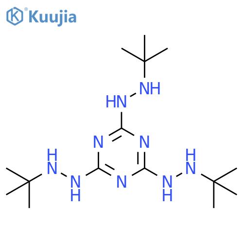 1,3,5-Triazine-2,4,6(1H,3H,5H)-trione,tris[2-(1,1-dimethylethyl)hydrazone] structure