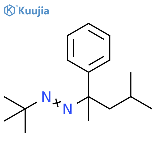 Diazene, (1,1-dimethylethyl)(1,3-dimethyl-1-phenylbutyl)- structure