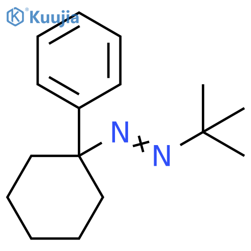 Diazene, (1,1-dimethylethyl)(1-phenylcyclohexyl)- structure