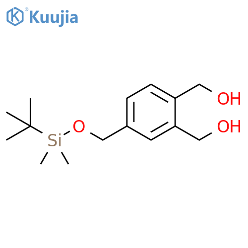 1,2-Benzenedimethanol, 4-[[[(1,1-dimethylethyl)dimethylsilyl]oxy]methyl]- structure