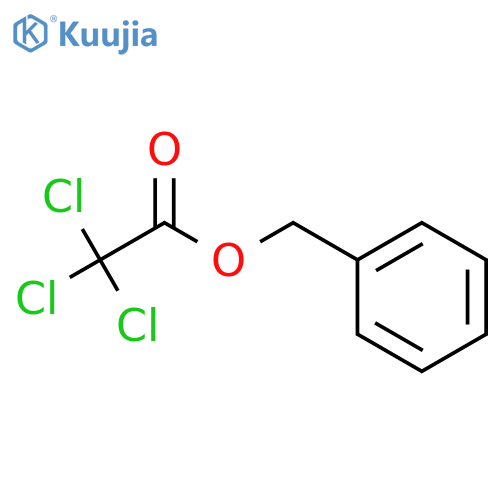 Acetic acid,2,2,2-trichloro-, phenylmethyl ester structure