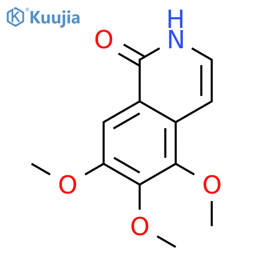 5,6,7-TRIMETHOXYISOCARBOSTYRIL structure