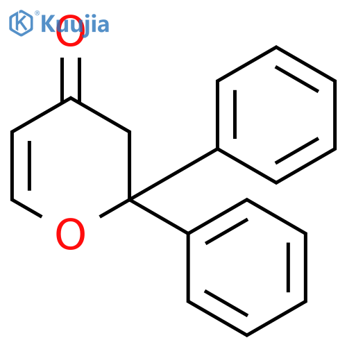 2,2-Diphenyl-2H-pyran-4(3H)-one structure