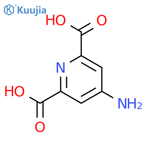 4-Aminopyridine-2,6-dicarboxylic acid structure