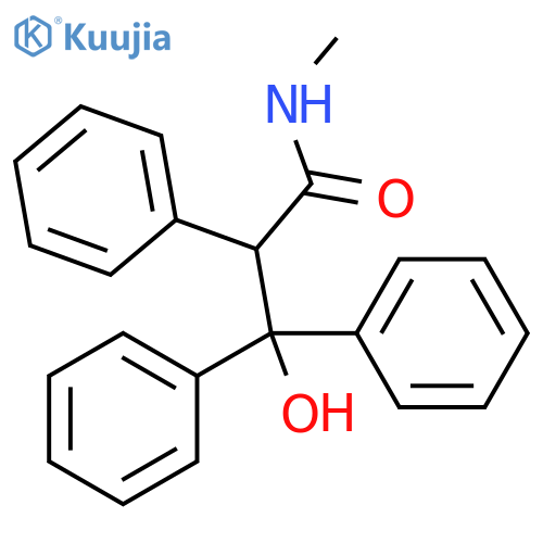 Hydracrylamide,N-methyl-2,3,3-triphenyl- (7CI,8CI) structure