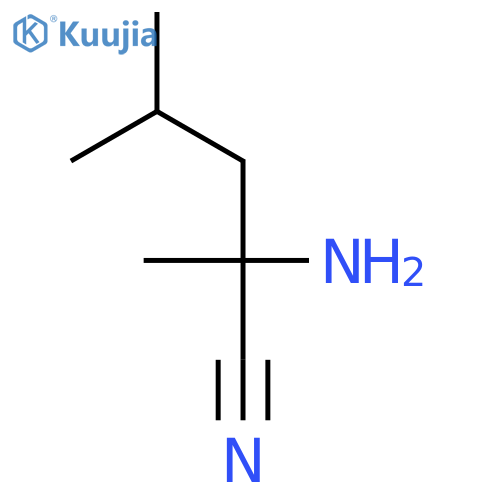Pentanenitrile,2-amino-2,4-dimethyl- structure