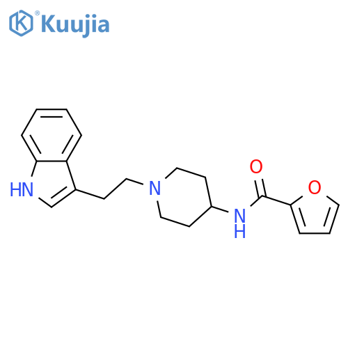 2-Furancarboxamide,N-[1-[2-(1H-indol-3-yl)ethyl]-4-piperidinyl]- structure