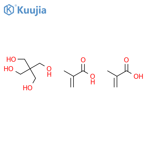 2-Propenoic acid,2-methyl-, 1,1'-[2,2-bis(hydroxymethyl)-1,3-propanediyl] ester structure