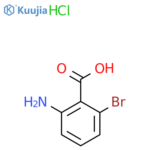 2-amino-6-bromobenzoic acid HCl structure