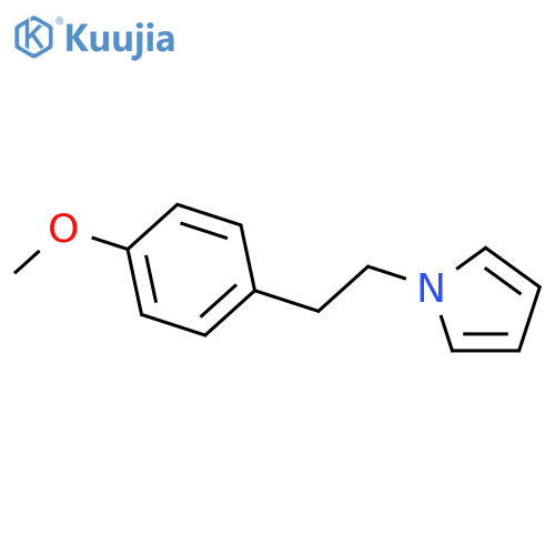1H-Pyrrole, 1-[2-(4-methoxyphenyl)ethyl]- structure