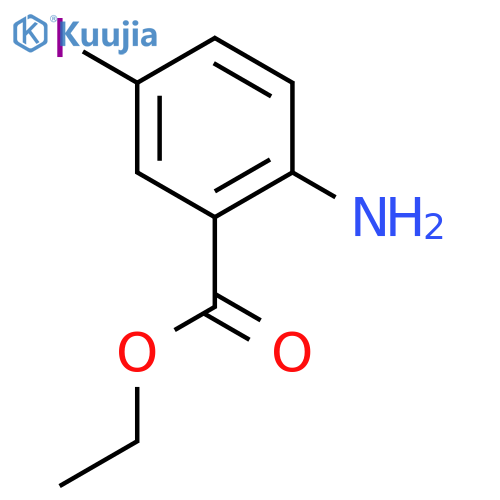 Ethyl 2-amino-5-iodobenzoate structure