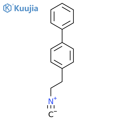 1-(2-Isocyanoethyl)-4-phenylbenzene structure