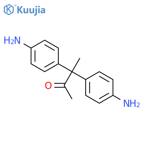 2-Butanone,3,3-bis(4-aminophenyl)- structure