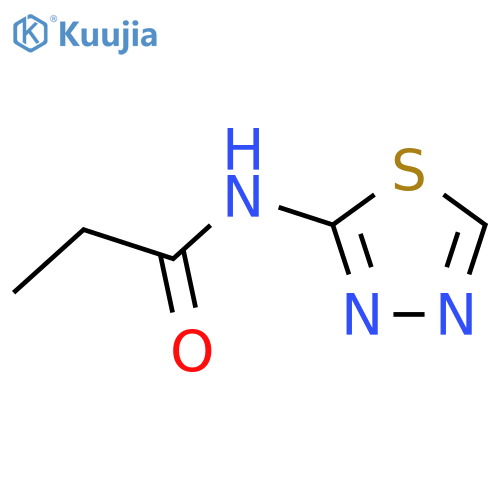 N-(1,3,4-Thiadiazol-2-yl)propionamide structure