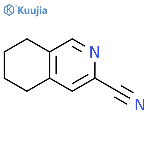 5,6,7,8-tetrahydro-3-Isoquinolinecarbonitrile structure