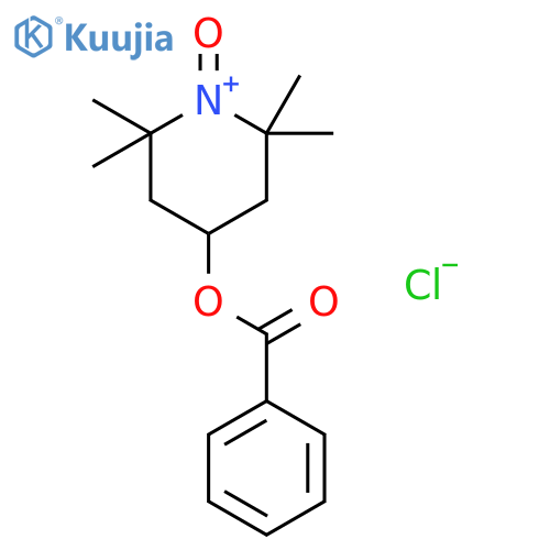 Piperidinium, 4-(benzoyloxy)-2,2,6,6-tetramethyl-1-oxo-, chloride structure