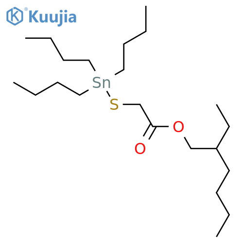 Acetic acid,2-[(tributylstannyl)thio]-, 2-ethylhexyl ester structure